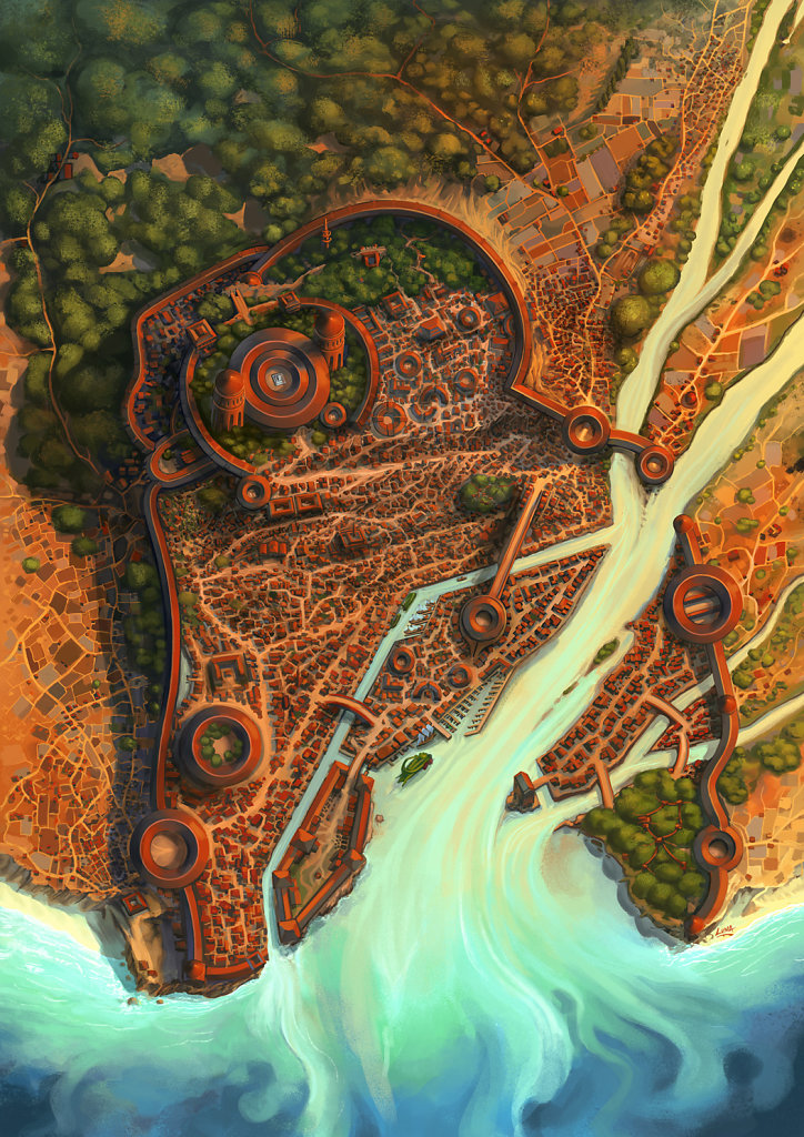 Emysfer - Carte de la Ville Logonyl